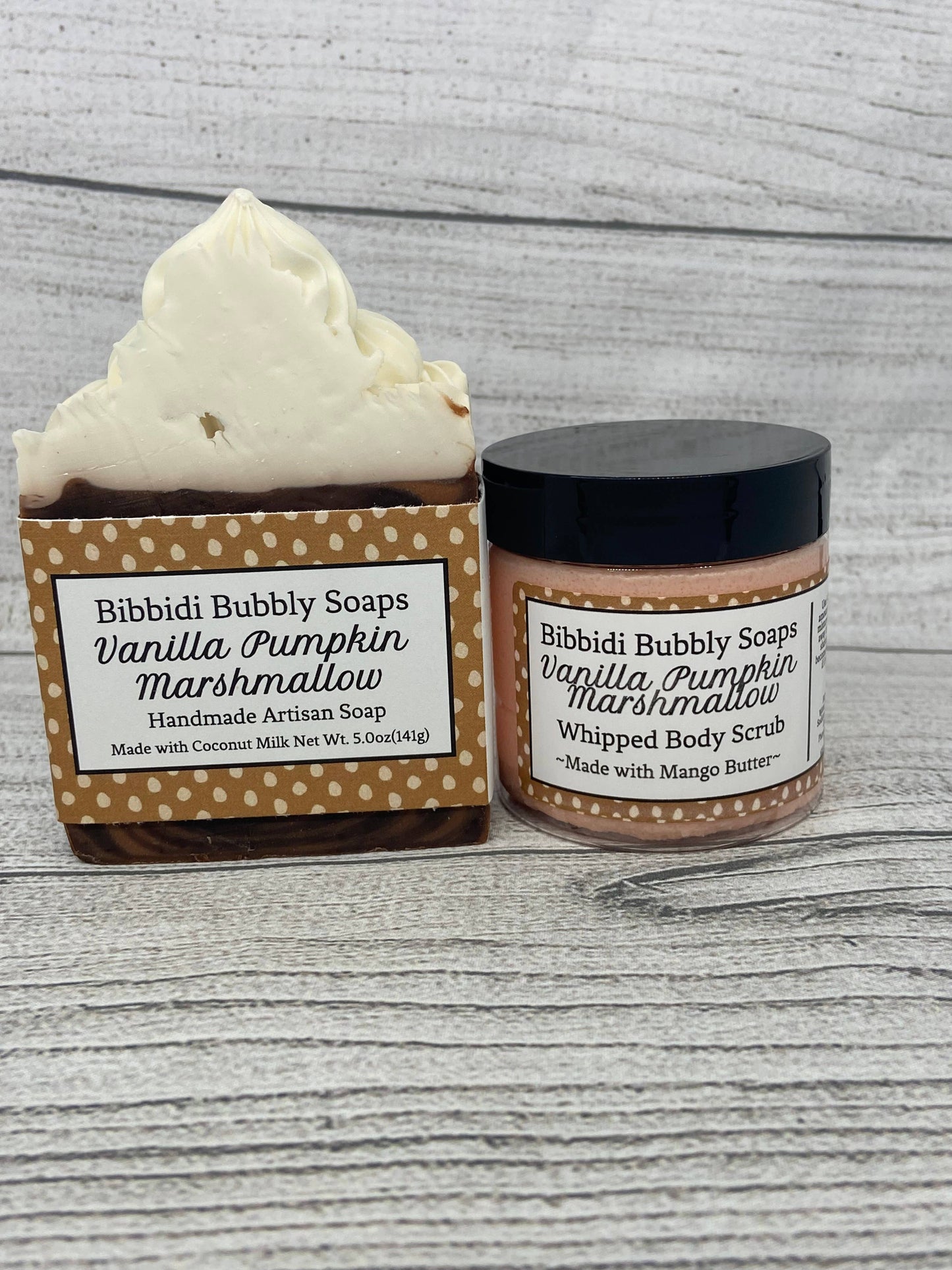 Vanilla Pumpkin Marshmallow Whipped Body Sugar Scrub