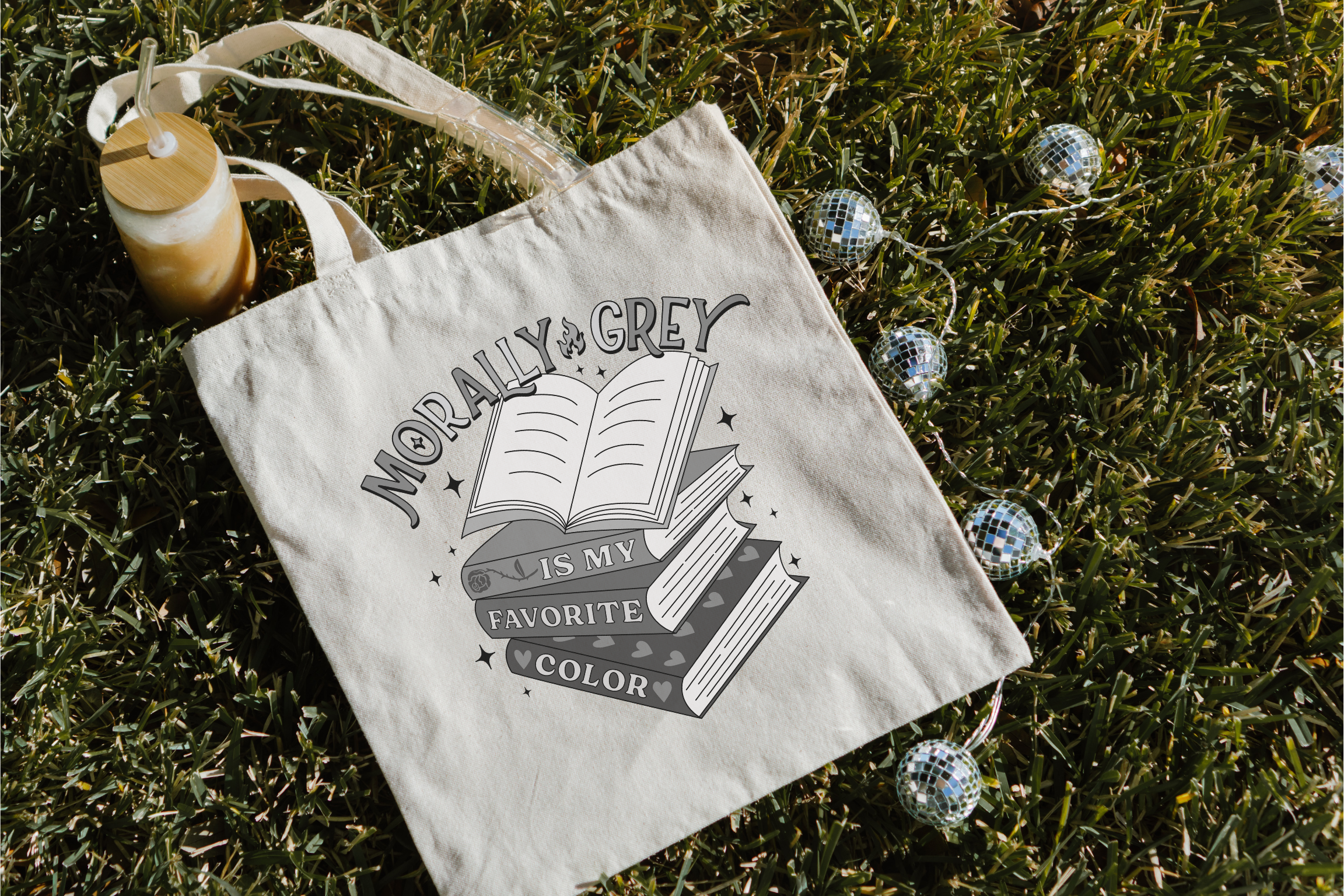 Morally grey tote