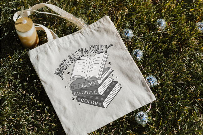 Morally grey tote