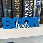 Book Lover Sign: Black