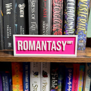 Romantasy Street Sign | Bookshelf Decor: Purple
