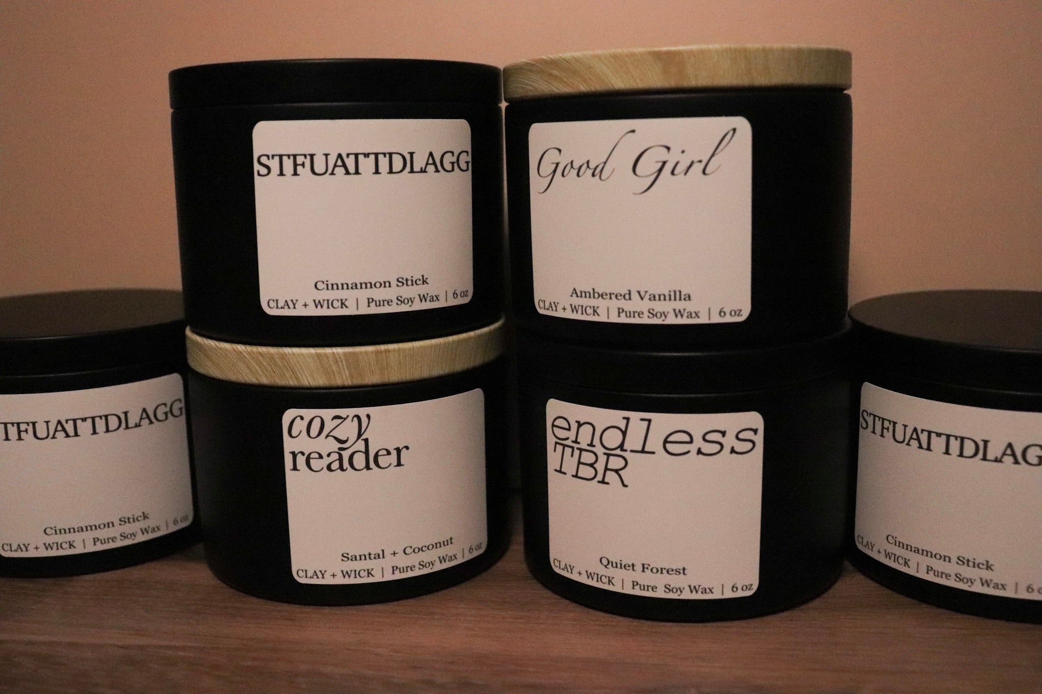 Clay + Wick Bookish Candles