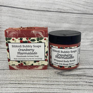 Cranberry Marmalade Whipped Body Sugar Scrub /Fall Winter