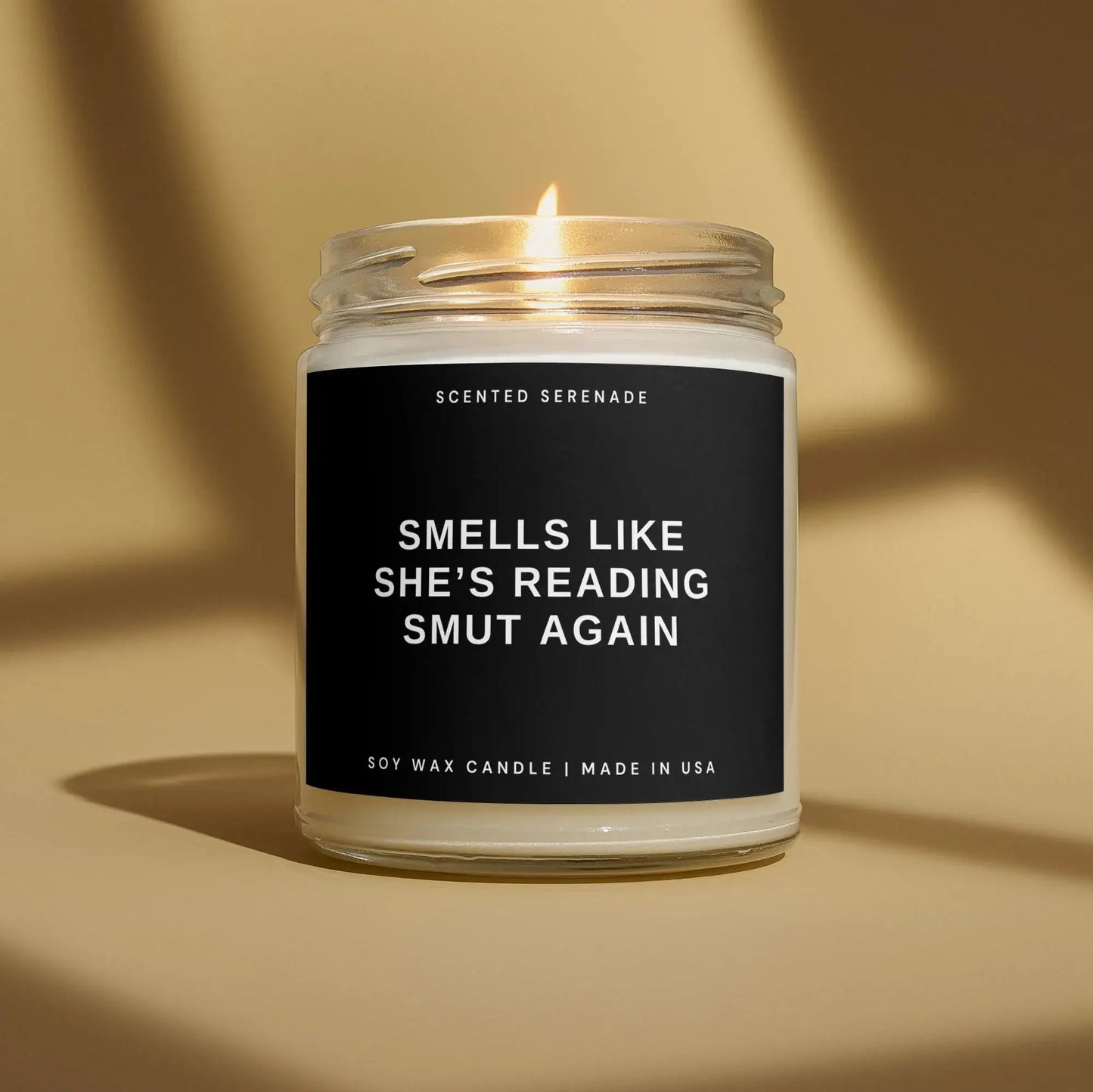 Reading Smut Book Candle (Cinnamon Vanilla)