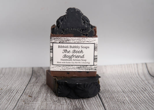 The Book Boyfriend Frosted Bar Soap Fantasy Bookish Romance