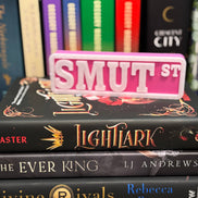 Smut Street Sign | Bookshelf Decor: Black