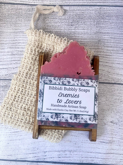 Enemies to Lovers Frosted Bar Soap Bookish Fantasy Romance