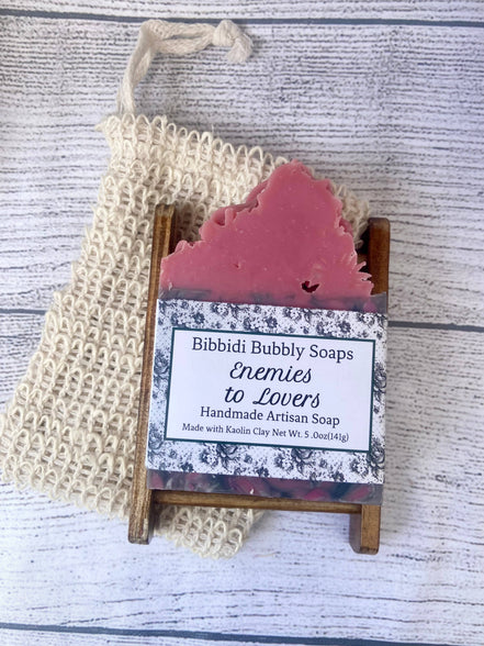 Enemies to Lovers Frosted Bar Soap Bookish Fantasy Romance