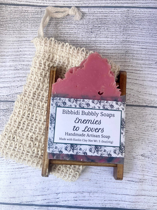 Enemies to Lovers Frosted Bar Soap Bookish Fantasy Romance