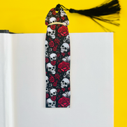 Skull + Roses Cockmark Bookmark