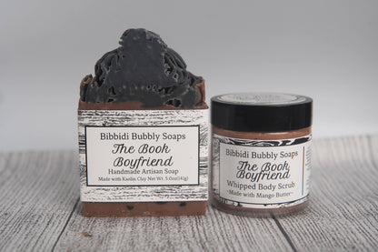 The Book Boyfriend Frosted Bar Soap Fantasy Bookish Romance