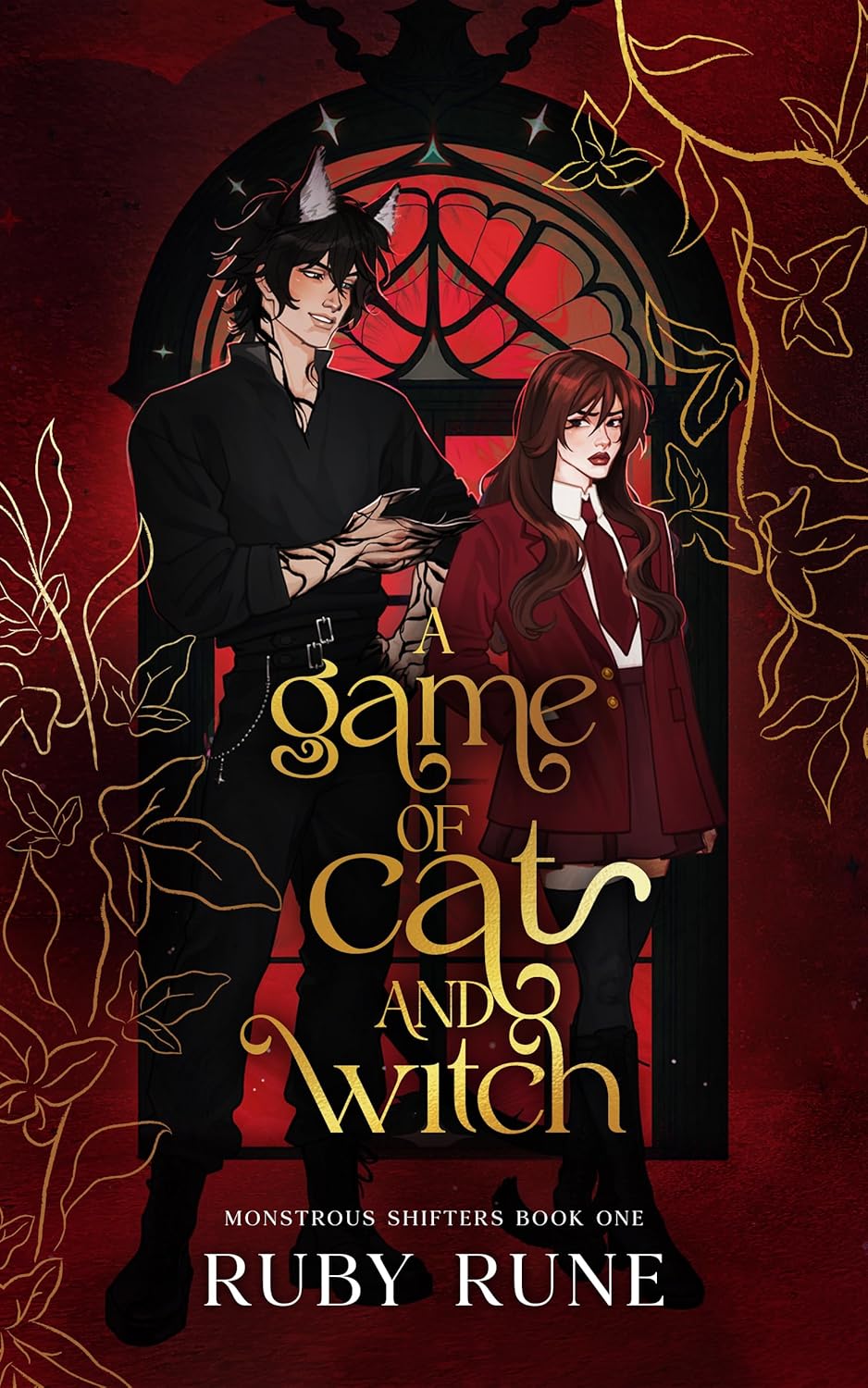 A Game of Cat and Witch: A Spicy Witch & Shifter Paranormal Academy Romance (Monstrous Shifters)