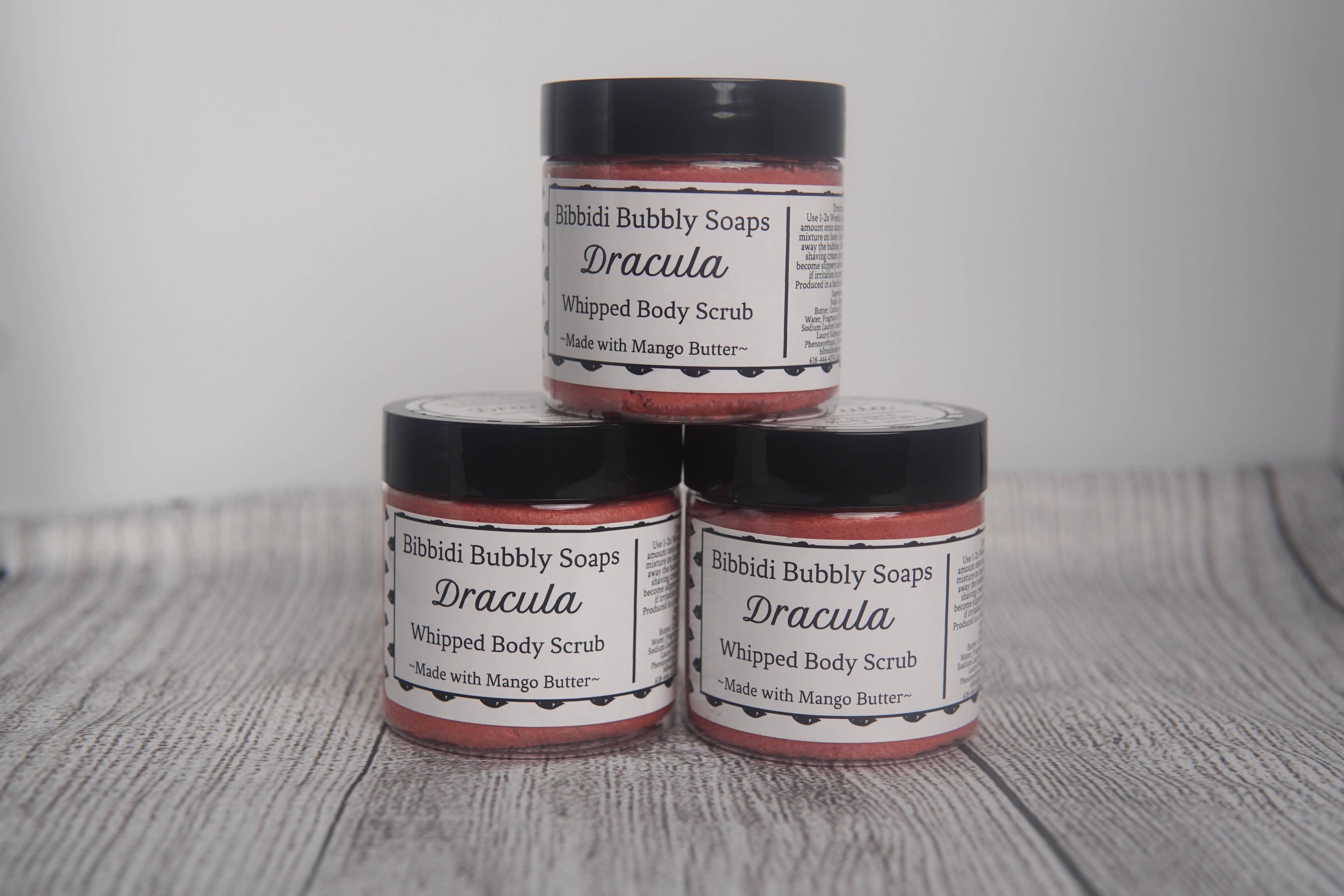 Dracula Body Sugar Scrub Bookish Horror Bookstore Fantasy