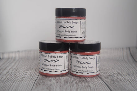 Dracula Body Sugar Scrub Bookish Horror Bookstore Fantasy