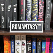 Romantasy Street Sign | Bookshelf Decor: Purple