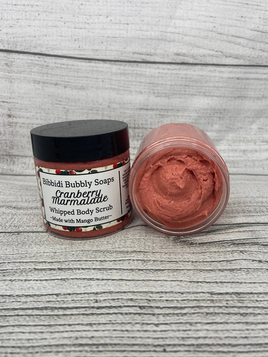 Cranberry Marmalade Whipped Body Sugar Scrub /Fall Winter