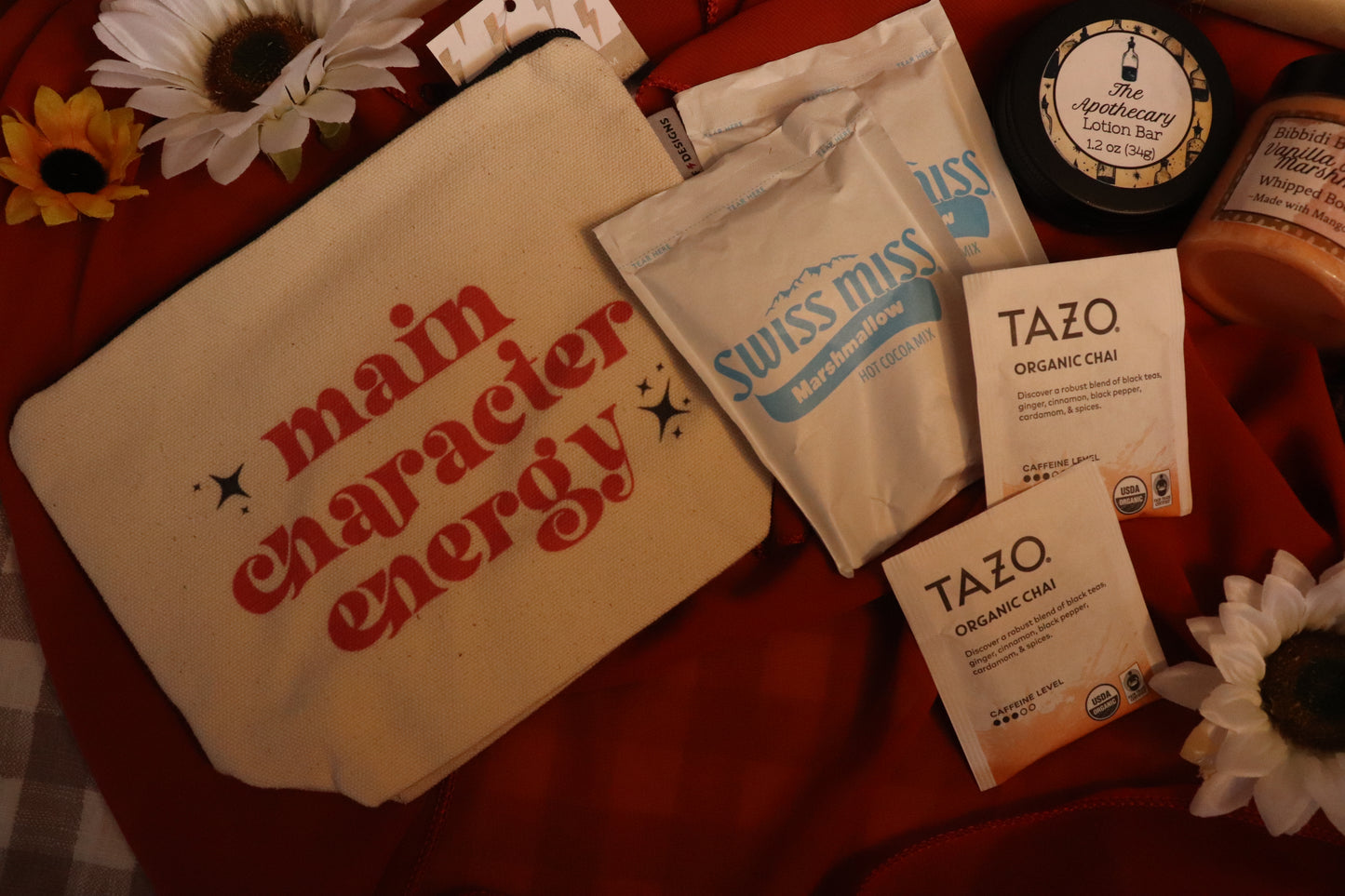 Bookish Pouch w/ Selfcare Goodies