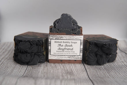 The Book Boyfriend Frosted Bar Soap Fantasy Bookish Romance