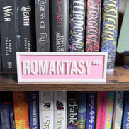 Romantasy Street Sign | Bookshelf Decor: Purple